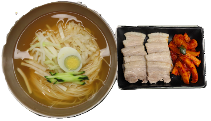 동치미소면&보쌈