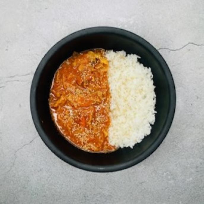 돼지고기김치덮밥