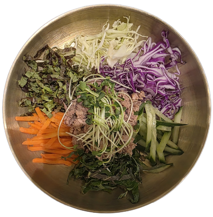 참치캔새싹비빔밥