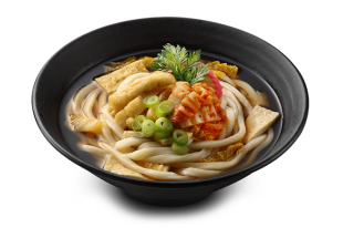 유부김치우동