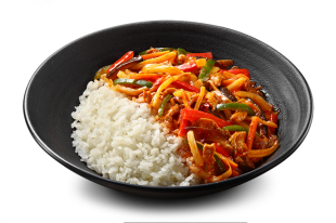 고추잡채덮밥&꽃빵