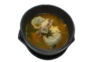 만두육개장
